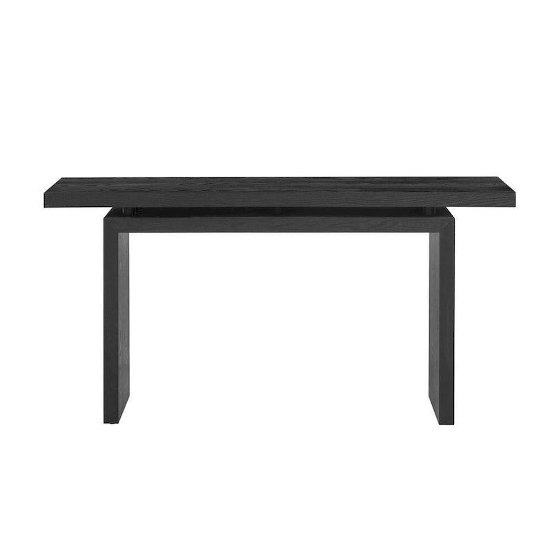Console en plaqué frêne, style moderne simple, avec plateau au design astucieux, convient pour entrée, couloir