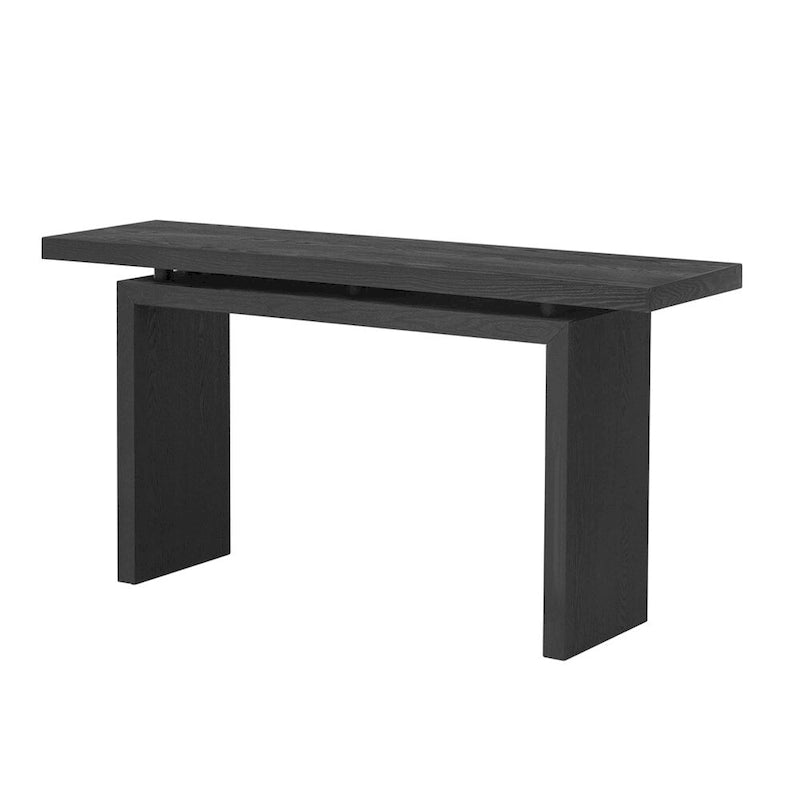 Console en plaqué frêne, style moderne simple, avec plateau au design astucieux, convient pour entrée, couloir