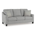 Lebo Queen Size Sofa Sleeper Bed, Gray, Bifold Memory Foam Mattress
