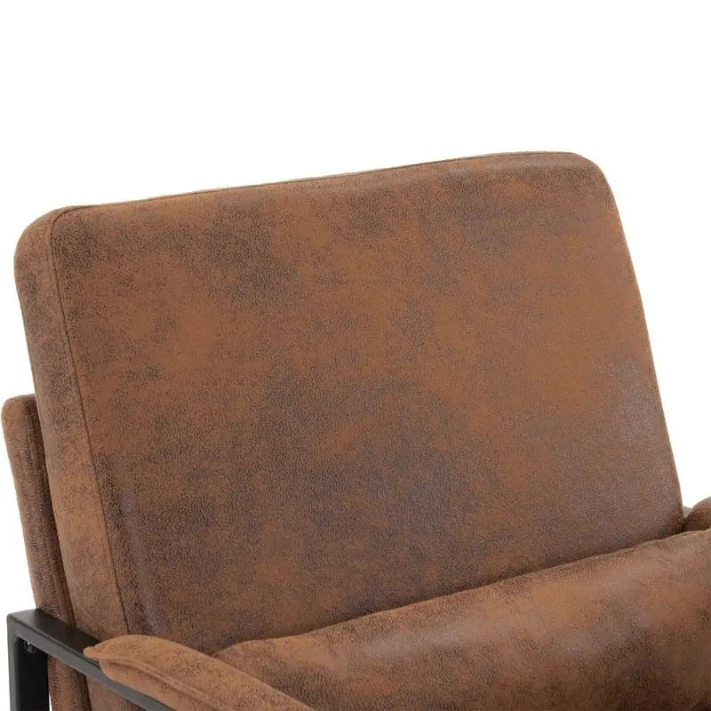 Chaise de loisirs moderne à armature en fer simple
