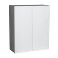Meuble Haut mural 36 x 36 - Double porte - Gris - 36 x 36 x 12