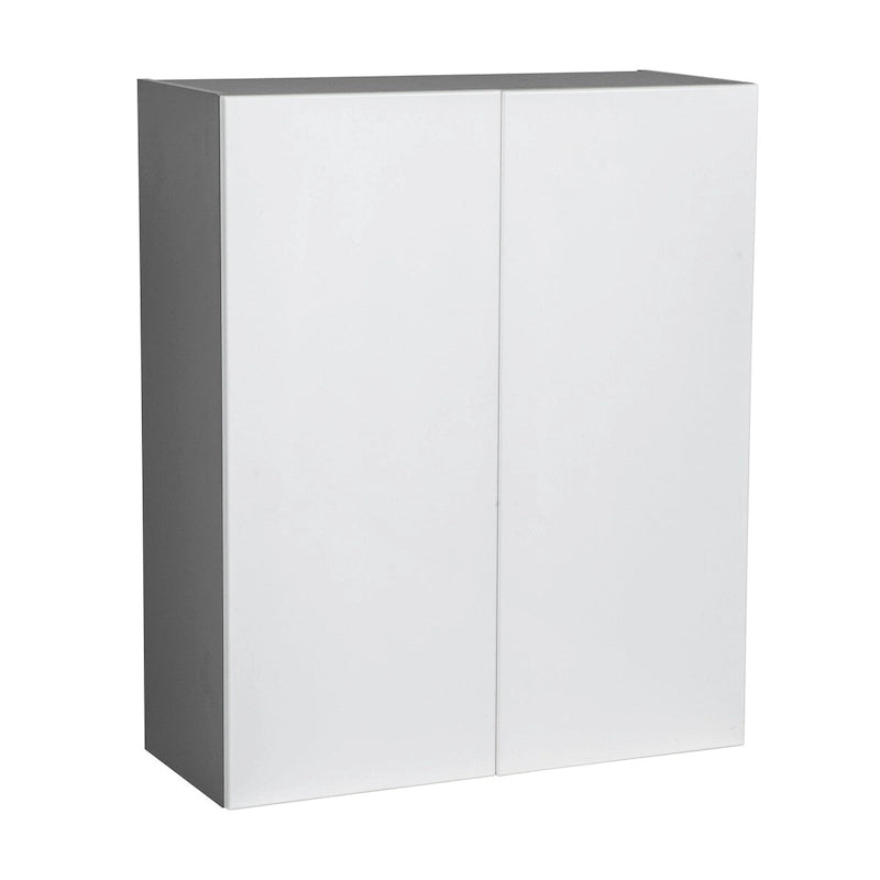 Meuble Haut mural 36 x 36 - Double porte - Gris - 36 x 36 x 12