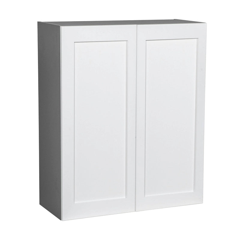 Meuble Haut mural 36 x 36 - Double porte - Gris - 36 x 36 x 12
