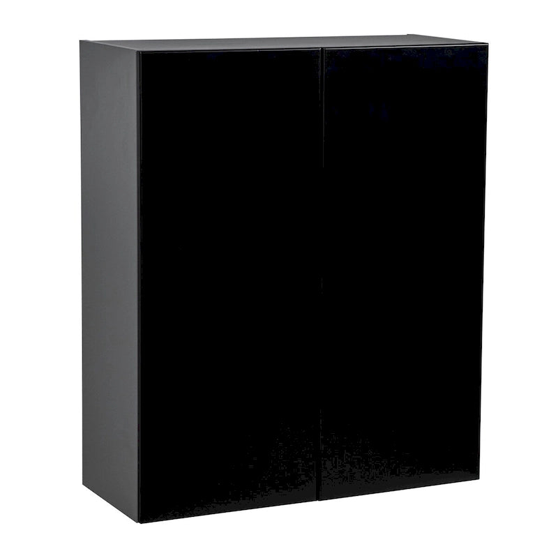 Meuble Haut mural 36 x 36 - Double porte - Gris - 36 x 36 x 12